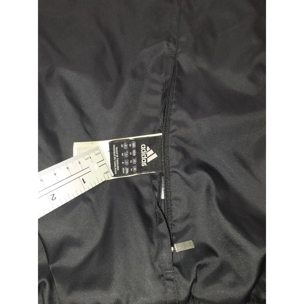 Vintage 90s/2000s Y2K Adidas Insulated Hooded Windbreaker Jacket – Men's Black
